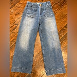 Anthropologie Maeve The Colette High Waist Wide-Leg Jean Sz 26